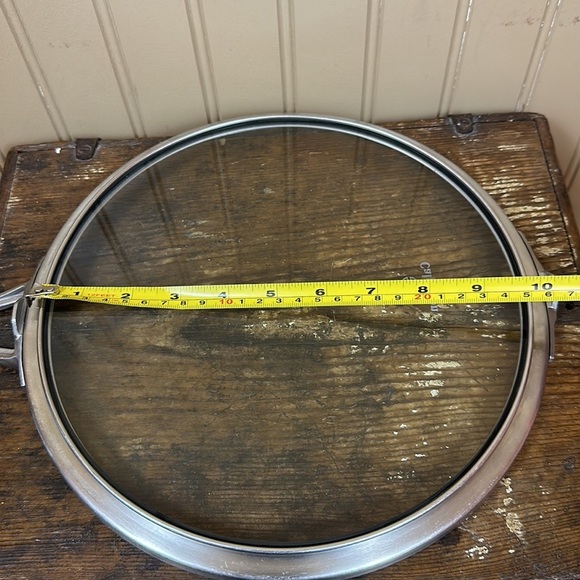 Calphalon Premier Space Saving Flat Glass Lid 10” Diameter Replacement lid only - Picture 6 of 6